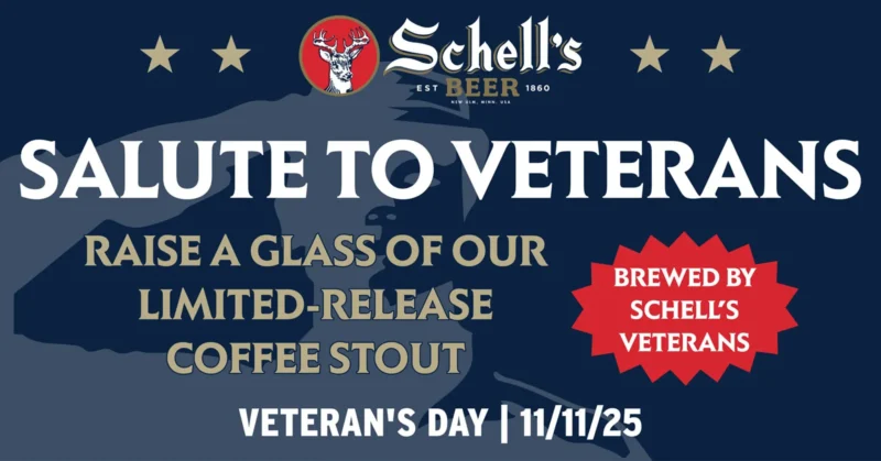 Red, White & Brew: Schell’s Salute to Veterans