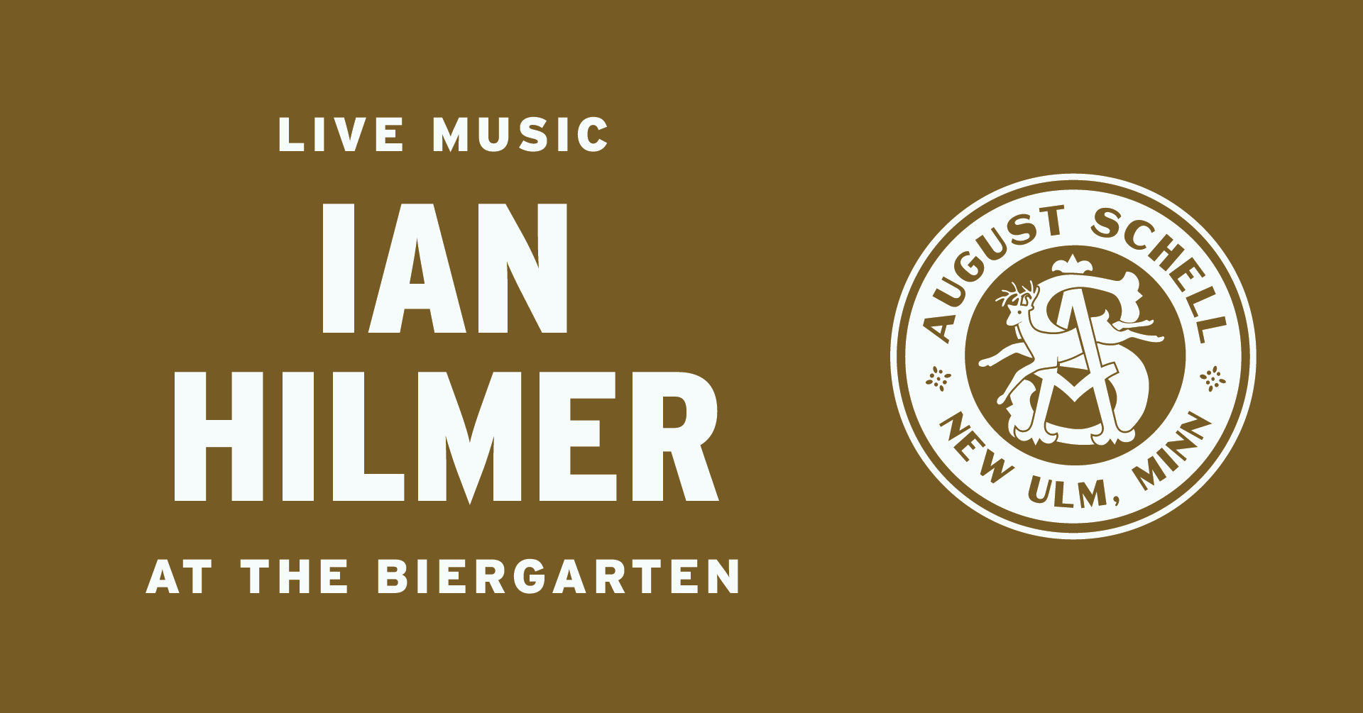 "Live Music with Ian Hilmer at the Biergarten"