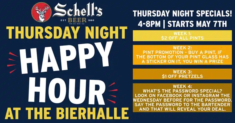 Thursday Night Happy Hour