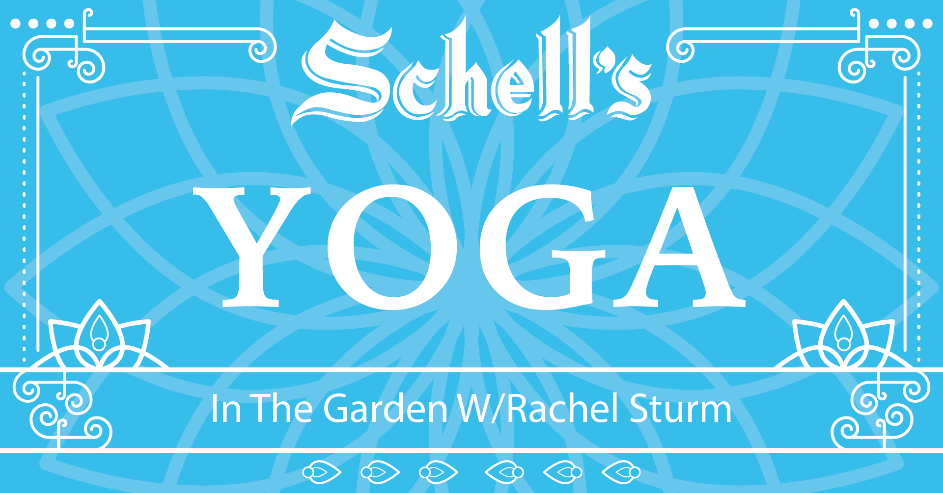 "YOGA IN THE SCHELL'S BIERGARTEN"